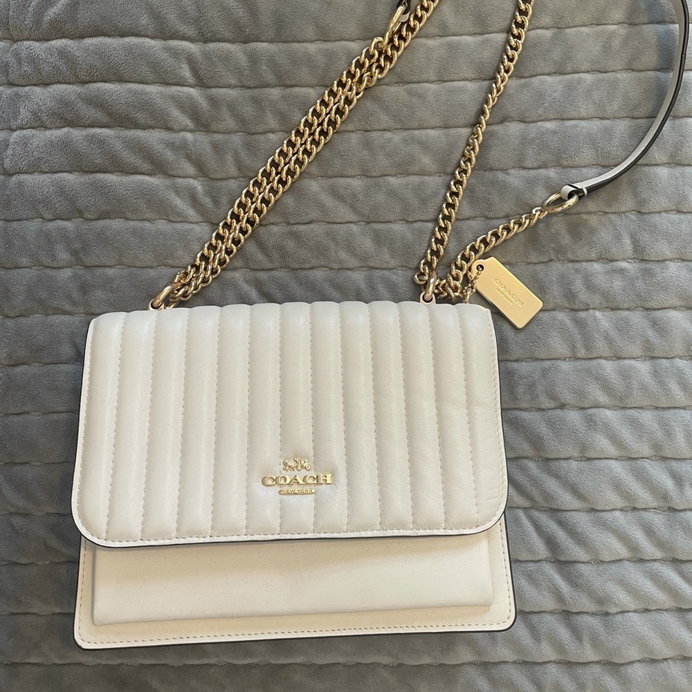 Stone colored Coach Bag never worn